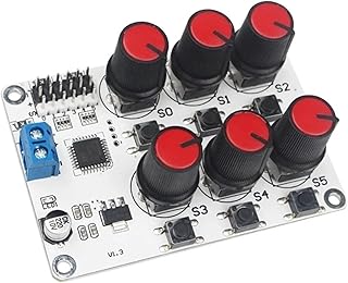 Robot Arm Kit 6DOF Manipulator Metal Robot Arm With Mechanical Claw, Rotating Plate Mount Kit With 996 Servos Robotic Arm (Size : Only Control)