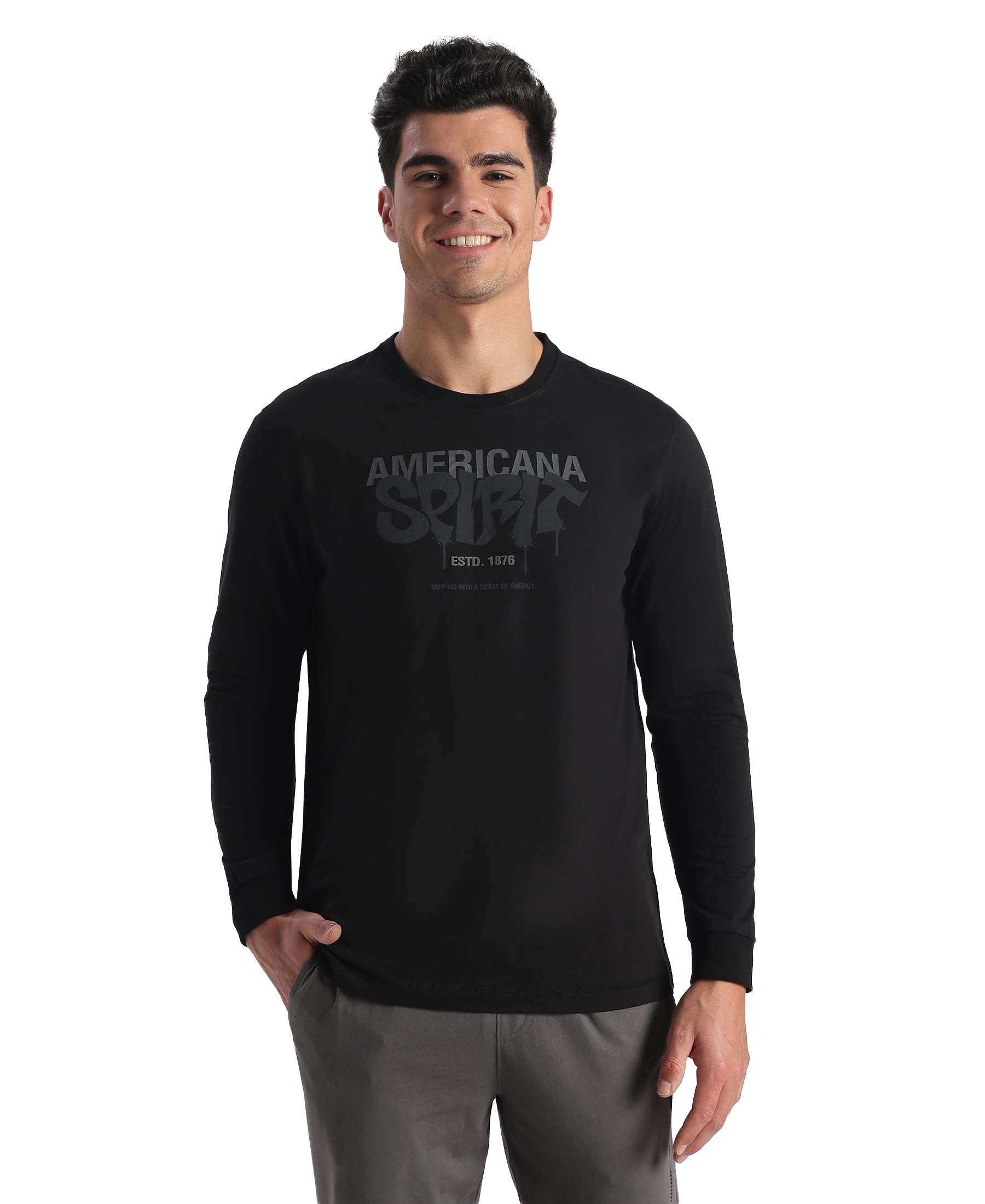 Jockey US82 Men's Super Combed Cotton Rich Graphic Printed Round Neck Full Sleeve T-Shirt-image-33