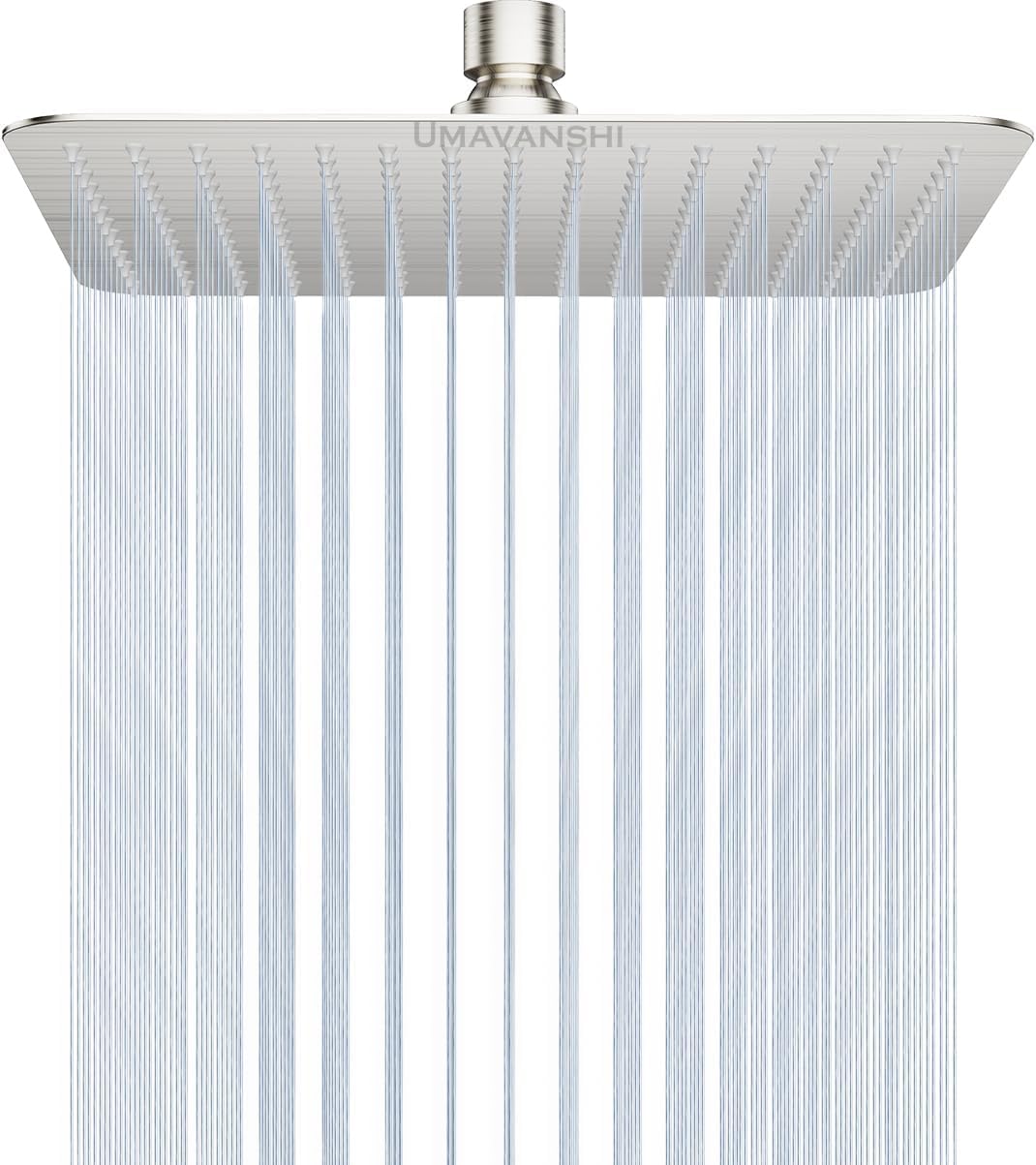 UMAVANSHI shower head for bathroom Without Arm, Chrome, Polished Finish Shower head, NearMoon High Flow Stainless Steel Square Rainfall ShowerHead, High Pressure Design (6X6 Inche) - (469 GM) (B0D31335WB) Amazon Price History, Amazon Price Tracker