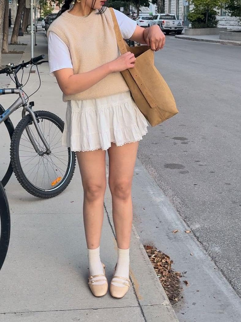 Coutgo Women's Mary Jane Chunky Low Heels Slingback Pumps Closed Square Toe Wedding Dress Shoes - Image 2