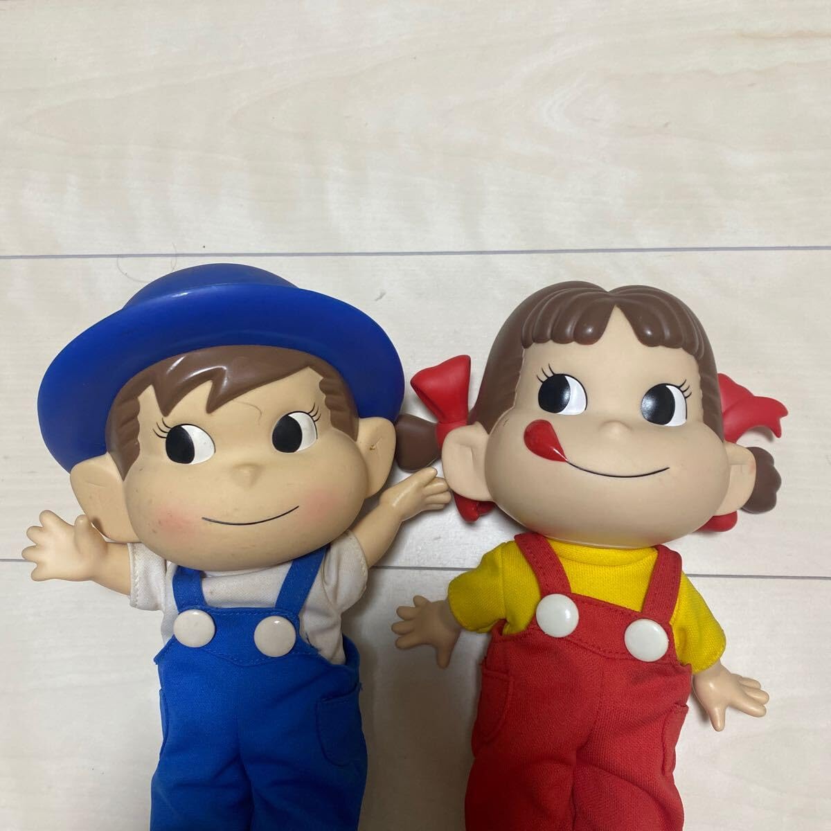 Amazon.co.jp: 不二家 ポコちゃん ペコちゃん フィギュア ソフビ 人形 