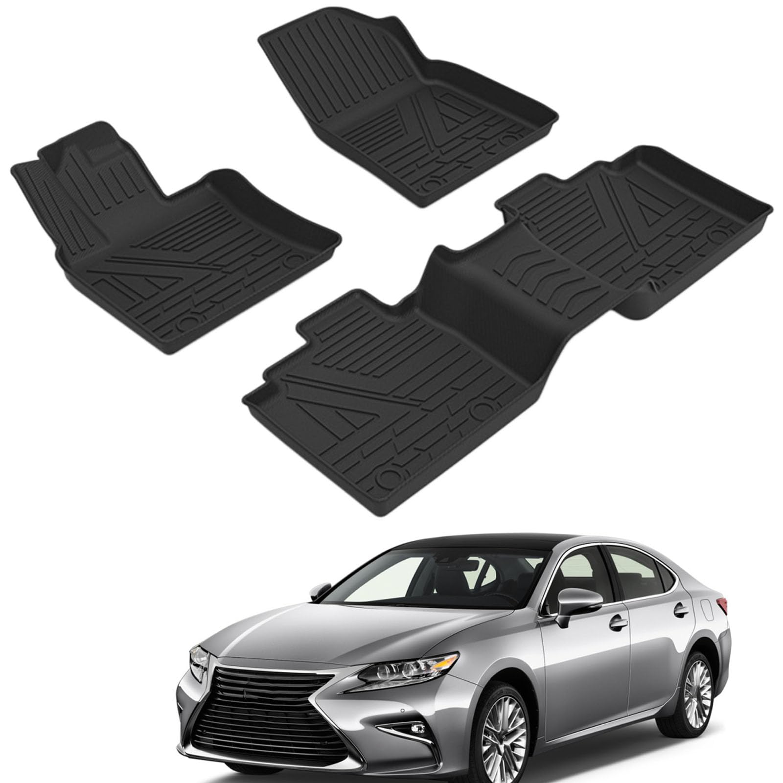 PAPEP Floor Mats for Lexus ES pure gasoline version 2018-2025 RHD
