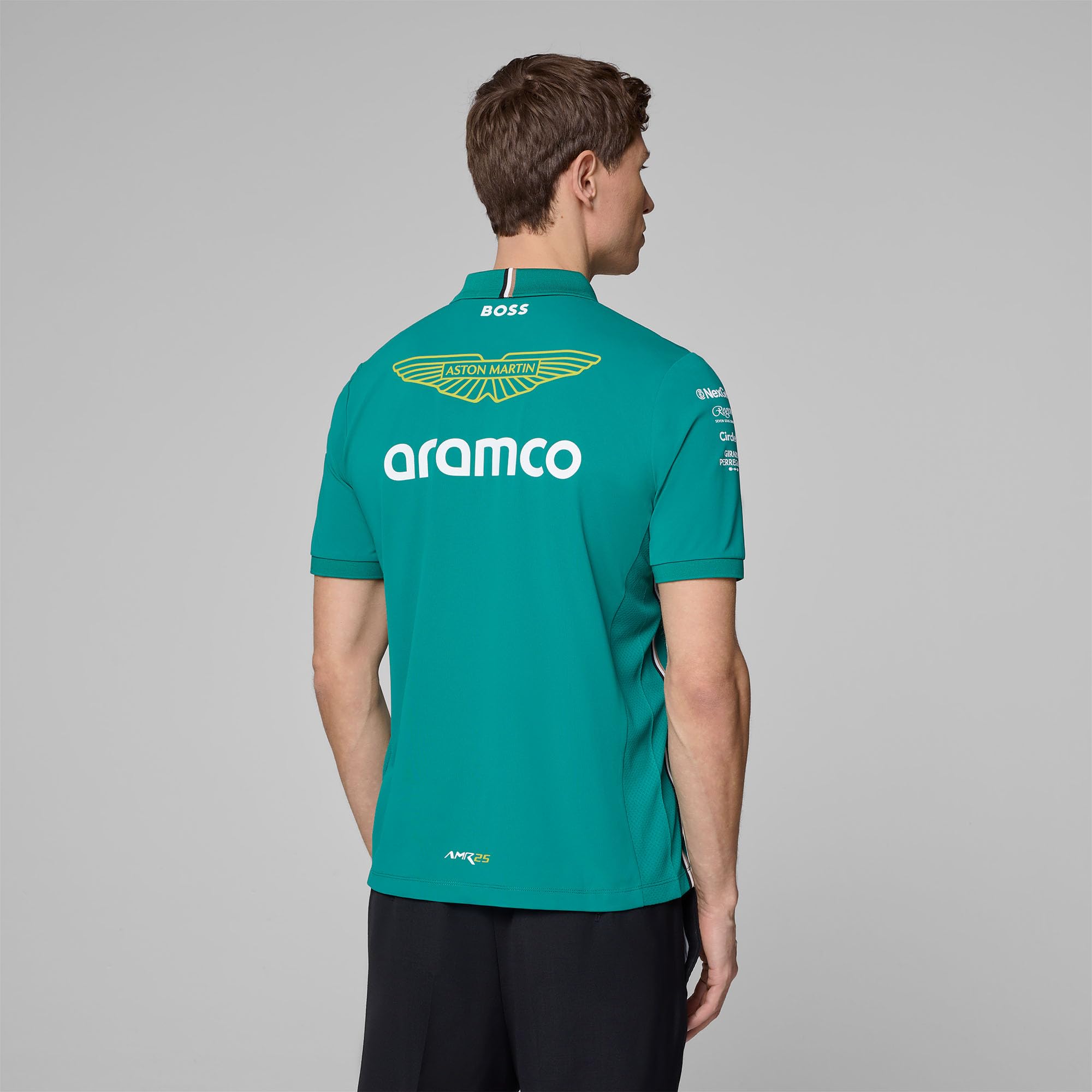 Aston Martin F1 2025 Polo del Equipo para Hombre
