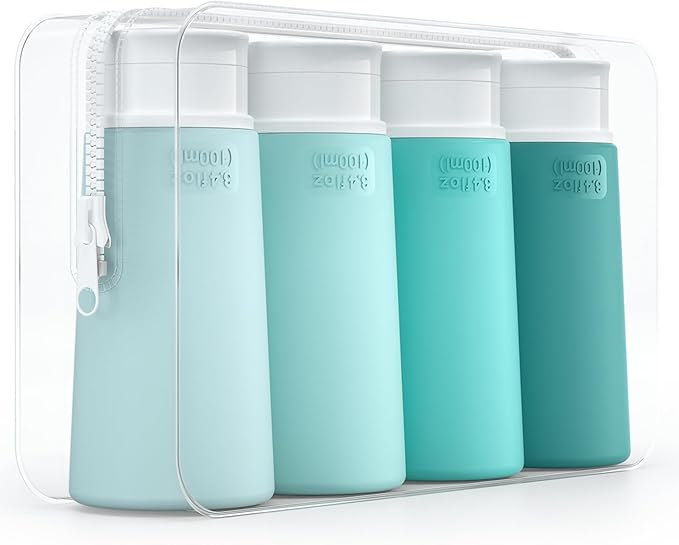 Valourgo Travel Bottles for Toiletries, Tsa Approved 3.4oz