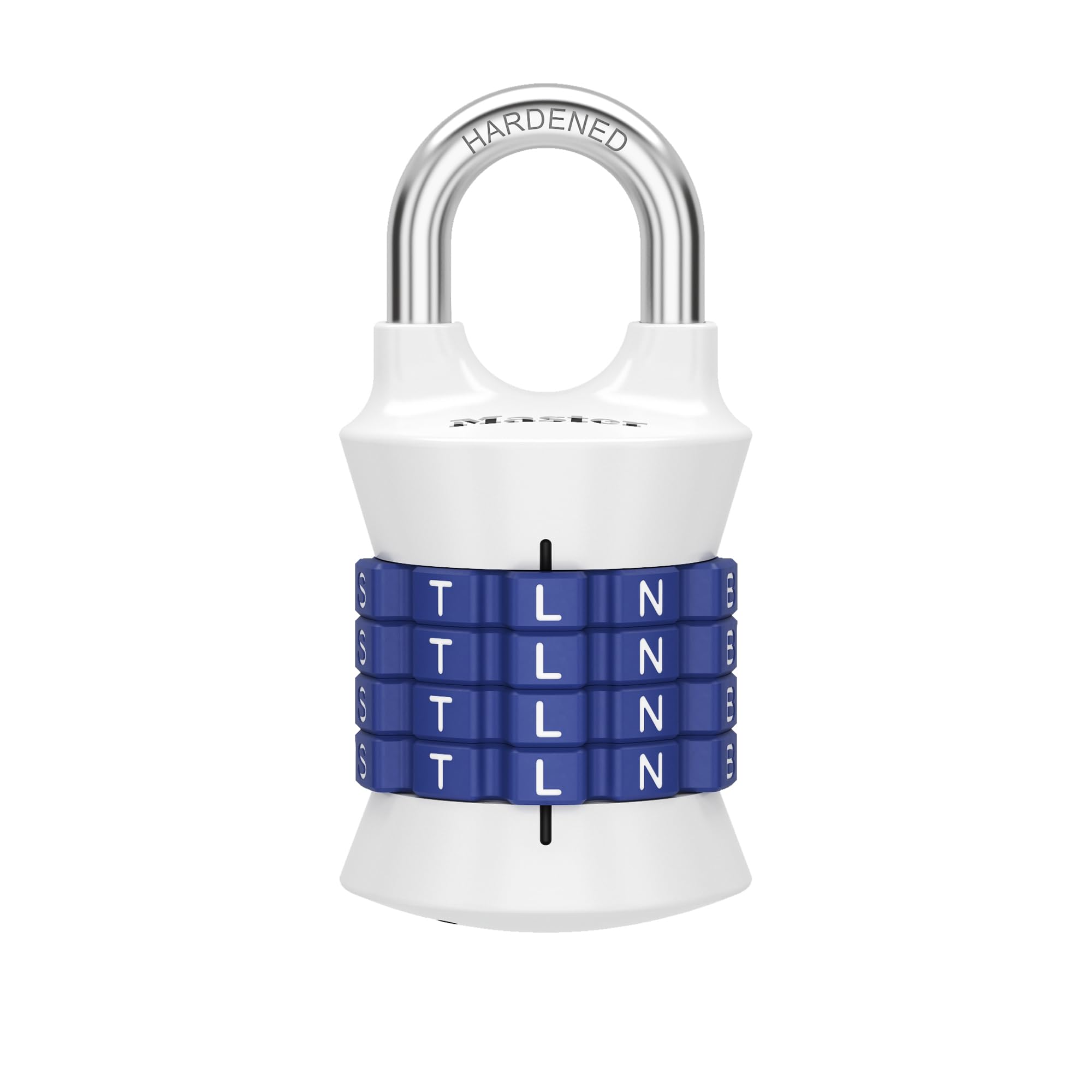 Photo 1 of [MUST RESET CODE] Master Lock Word Combination Padlock, Purple