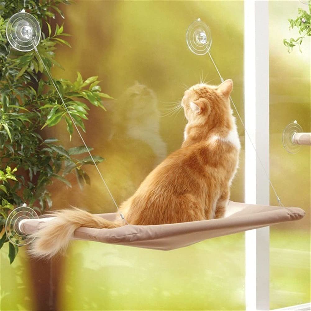 Amaca per gatti Cute Pet Hanging Beds Bearing 20Kg Cats Sunny Window Seat Mount Pet Cats Amaca Gatti Pet Bed Shelf Seat Beds llxyzrzbhd714