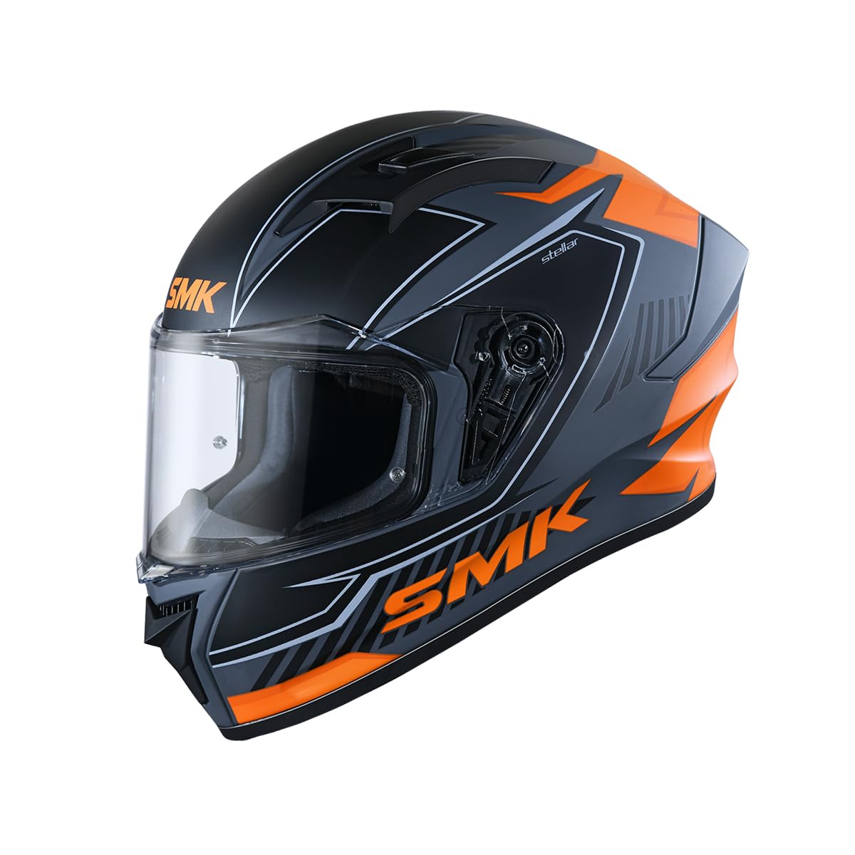 SMKStellar Sports Adox Helmet ISI, DOT & Ece-06 Certified Full Face Helmet