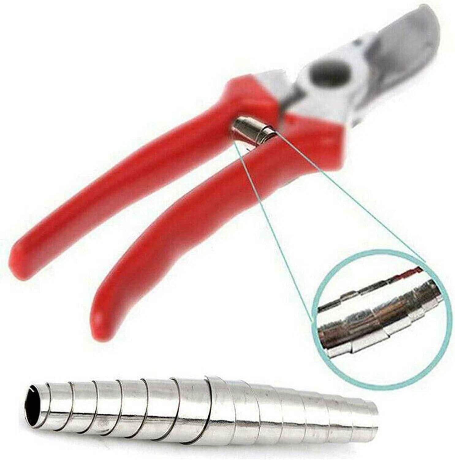 8 Pcs Silver Springs Pruners Replacement, 2.36" Pruning Shear Spring