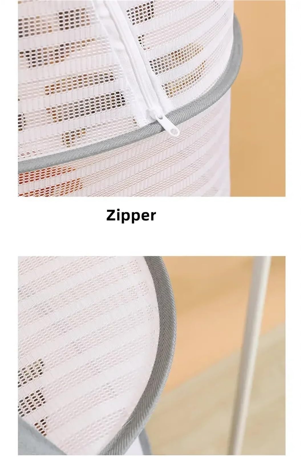 Wäschenetz 2 stücke Kleidung Trocknen Netto Hängende Kleidung Trocknen Netze for Kleidung Tuch Trockner Käfig Lagerung Rack(3 Layer White)