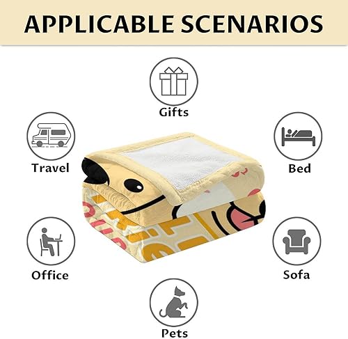 Miniatura 6 de Golden Retriever - Manta de regalo  40 x 50 pulgadas, bonita manta de perro para amantes de los perros, niños, niños y niñas, mantas suaves y