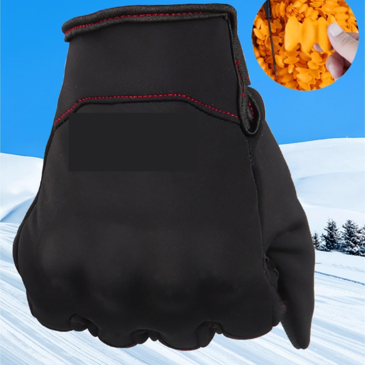 Sports Reithandschuh Herren-Touchscreen-Handschuhe, Wandern, Fahrrad, Fitness, Wandern, Outdoor, Vollfinger-Handschuhe Fahrradhandschuhe(L)