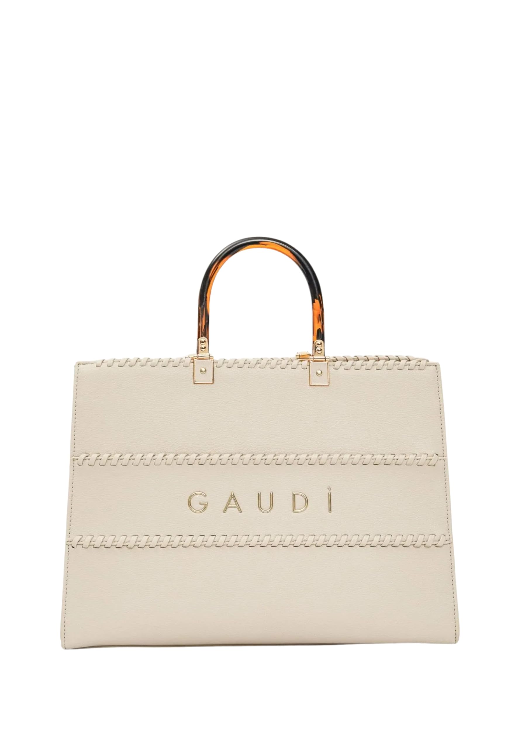 Sac à main cuir synthétique Gaudí grand format zippé et rigide tendance mode