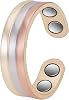 Anillos de cobre para mujer, anillo magnético ajustable de cobre puro con imán de 3500 gauss (0950) 1