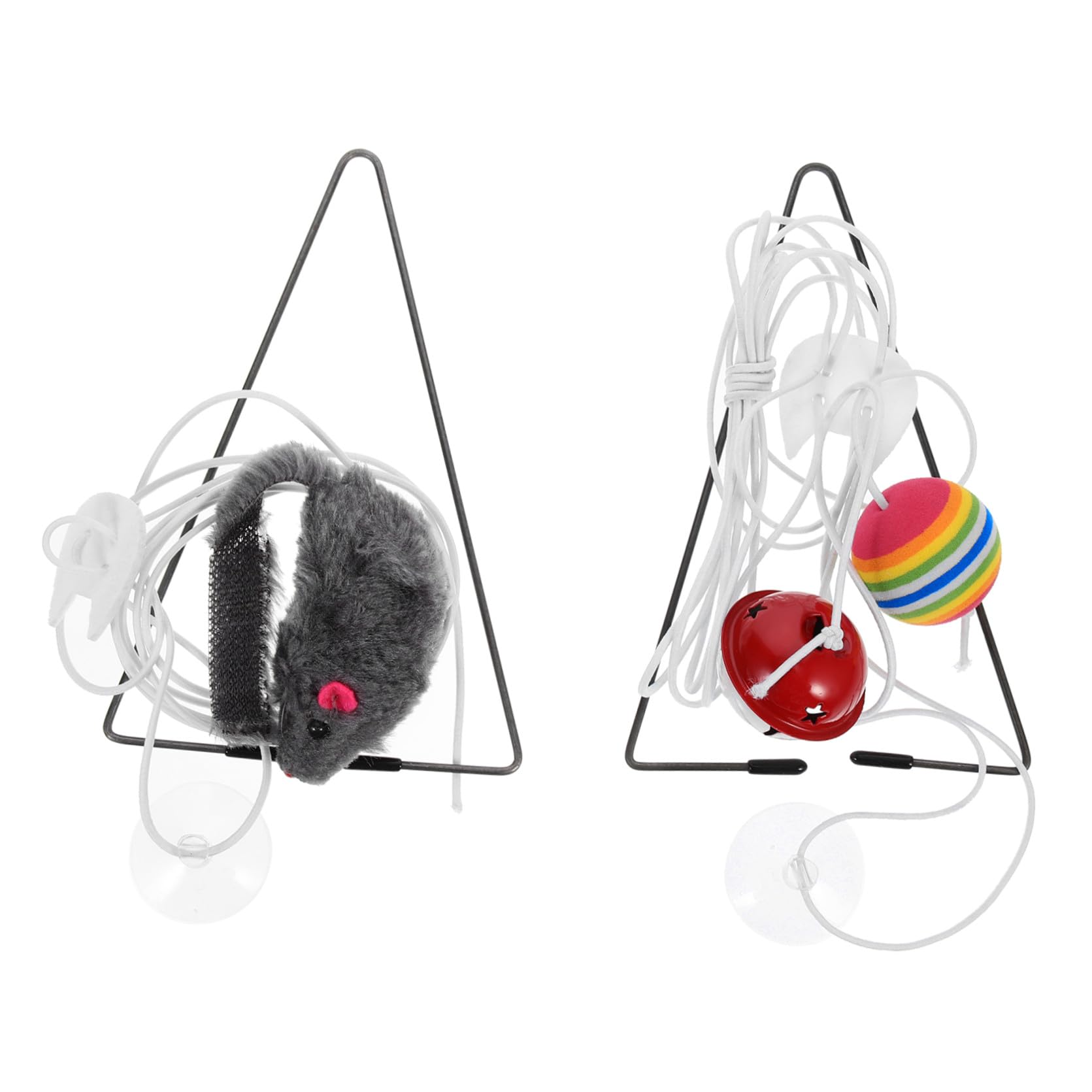 minkissy 10 Sets Katzenspielzeug Interaktives Katzenspielzeug Hängeseil Lustiges und Interessantes Katzenspielzeug für Hauskatzen Sicher und