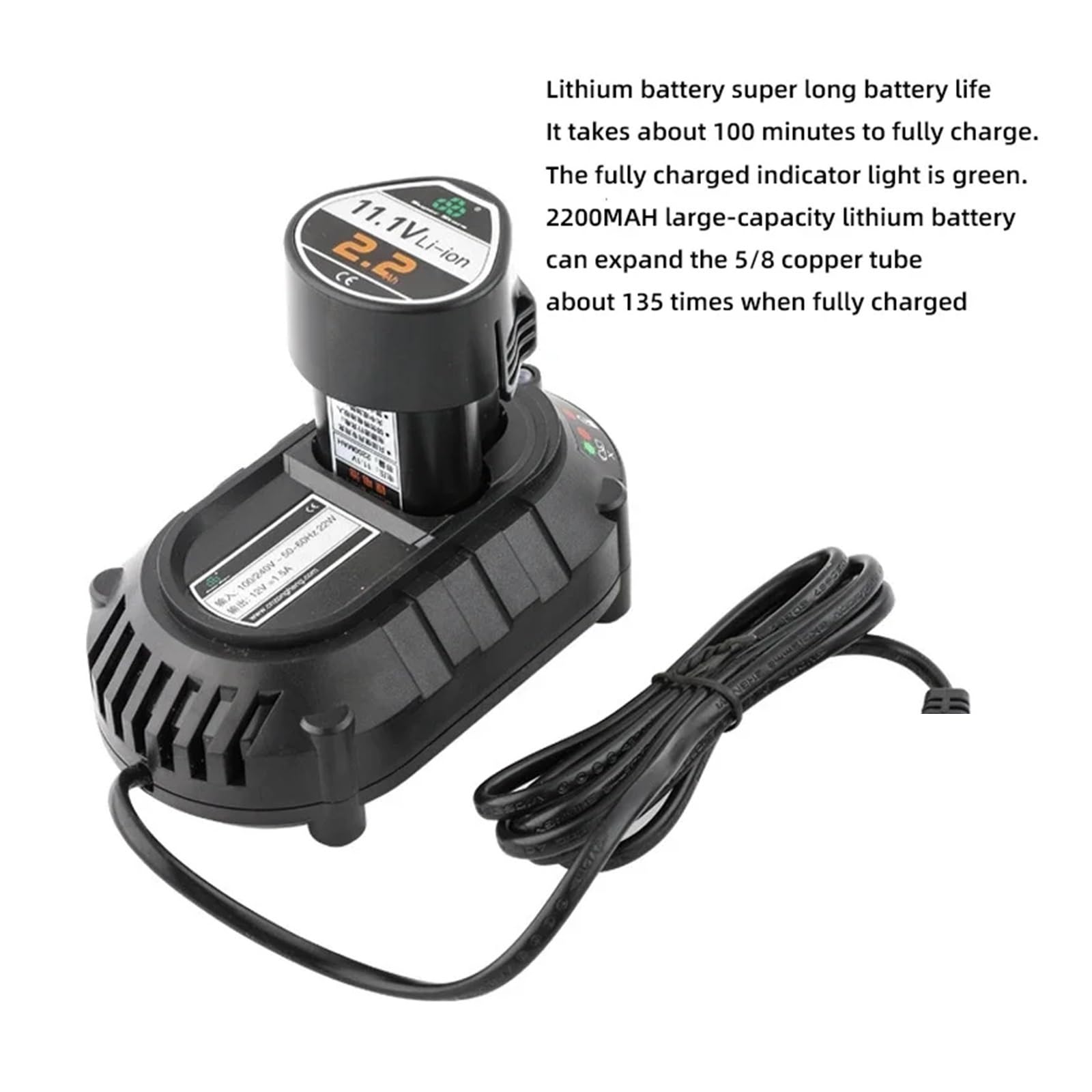 Kit de herramientas abocardado eléctrico tubos cobre totalmente automático for expansor baterías litio ST-E900A, aire acondicionado y refrirador, Durable y resistente