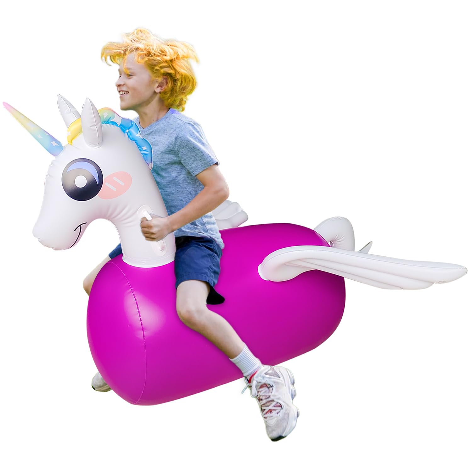 ZHUYNXIR Jouets Hopper un-icornToys pour enfants, pare-chocs d'animaux sautants, jouet de saut préféré des enfants. Parfait pour un anniversaire, jouet rebondissant pour enfants, supporte jusqu'à 100
