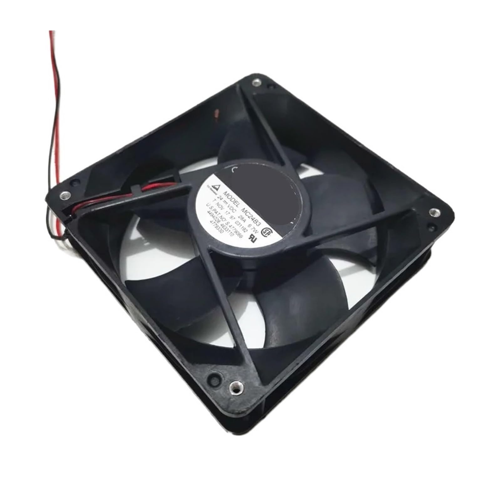 YMUGUEGH MC24B3 24V 0.28A 120x120x32mm 2-Wire Cooling Fan