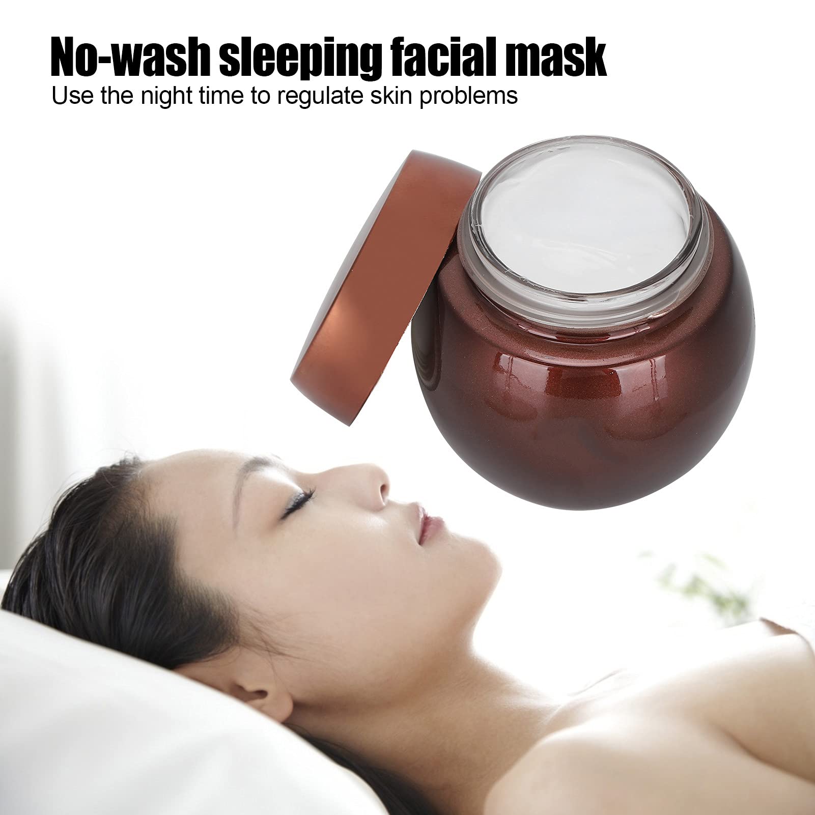130g Mascarilla facial para dormir a base de hierbas chinas, Mascarilla hidratante hidratante durante la noche Mascarilla hidratante, Mascarilla hidratante para reparación de la piel durante la noche