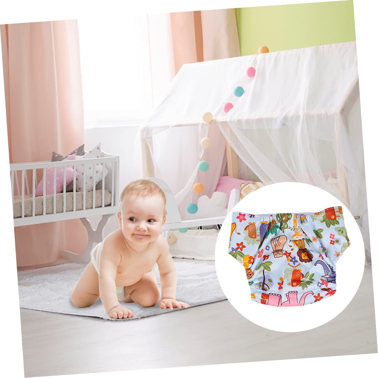 ibasenice 3piezas Pantalones De Entrenamiento Ajustables Para Reutilizables Impermeables y Transpirables Lavables Para Aprendizaje De Orinal Para Niñas