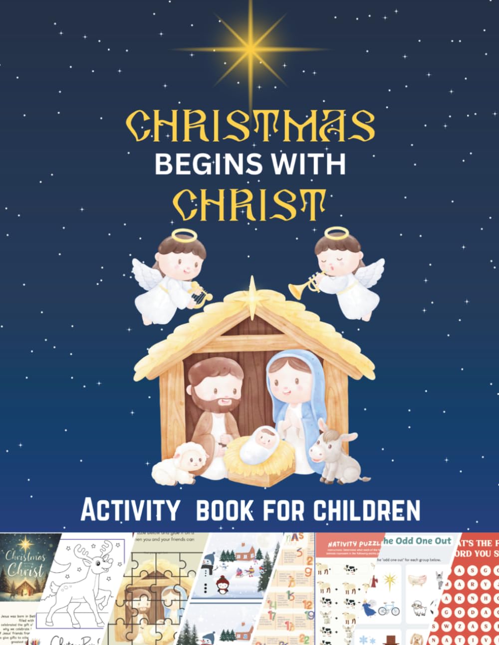 Christmas Begins With Christ: Activity Book for Children