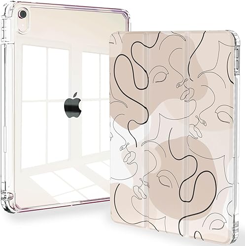 B0CHFPPSSD_image_0 Feams Funda para iPad Air de 54 generación de 10.9 pulgadas 20222020, triple pliegue delgado con reposoencendido automático y soporte para lápices,