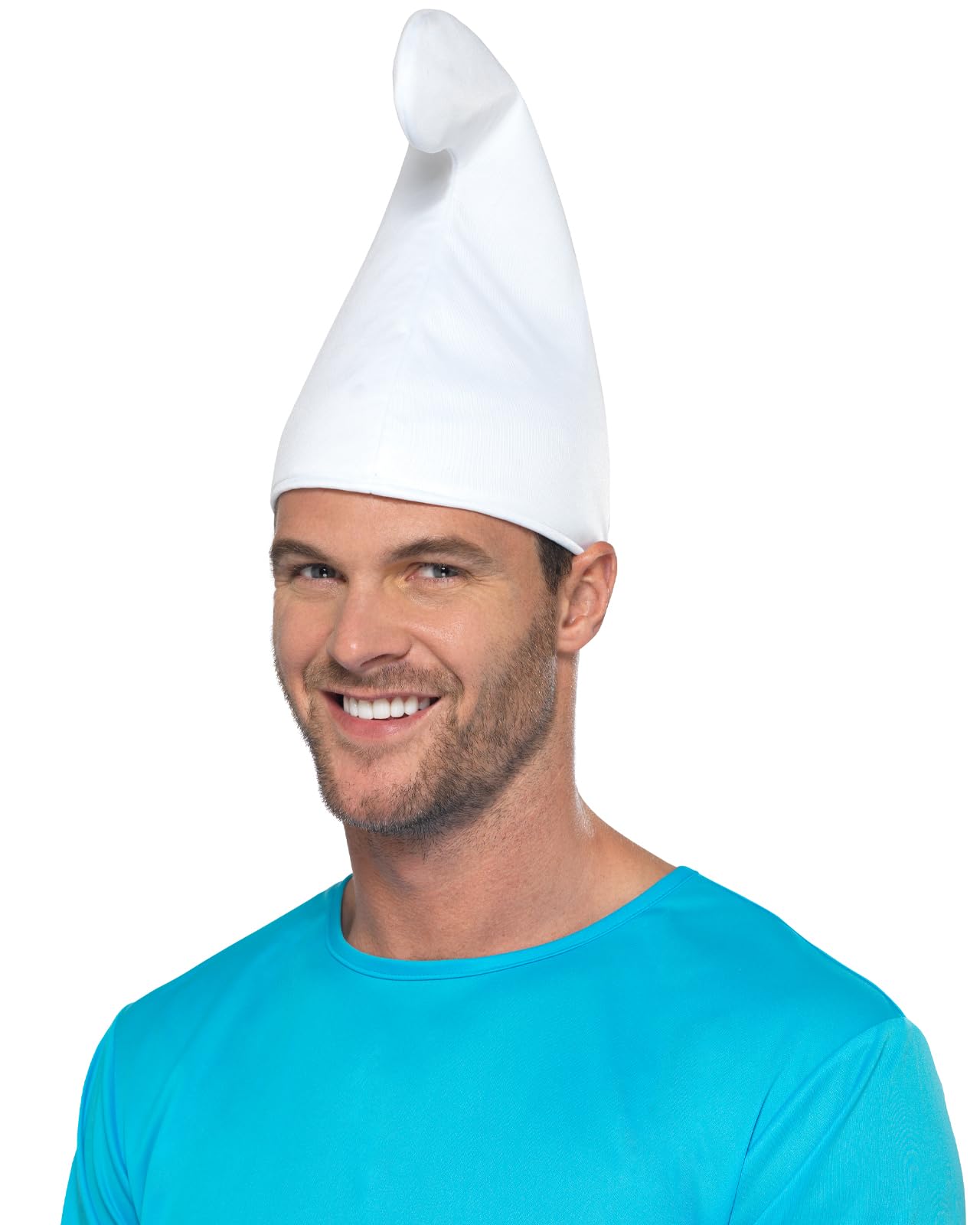 Funidelia Gorro Oficial de Los Pitufos para hombre y mujer - Accesorios de disfraces para adultos para fiestas, Carnaval y Halloween en fiestas, Carnaval y Halloween