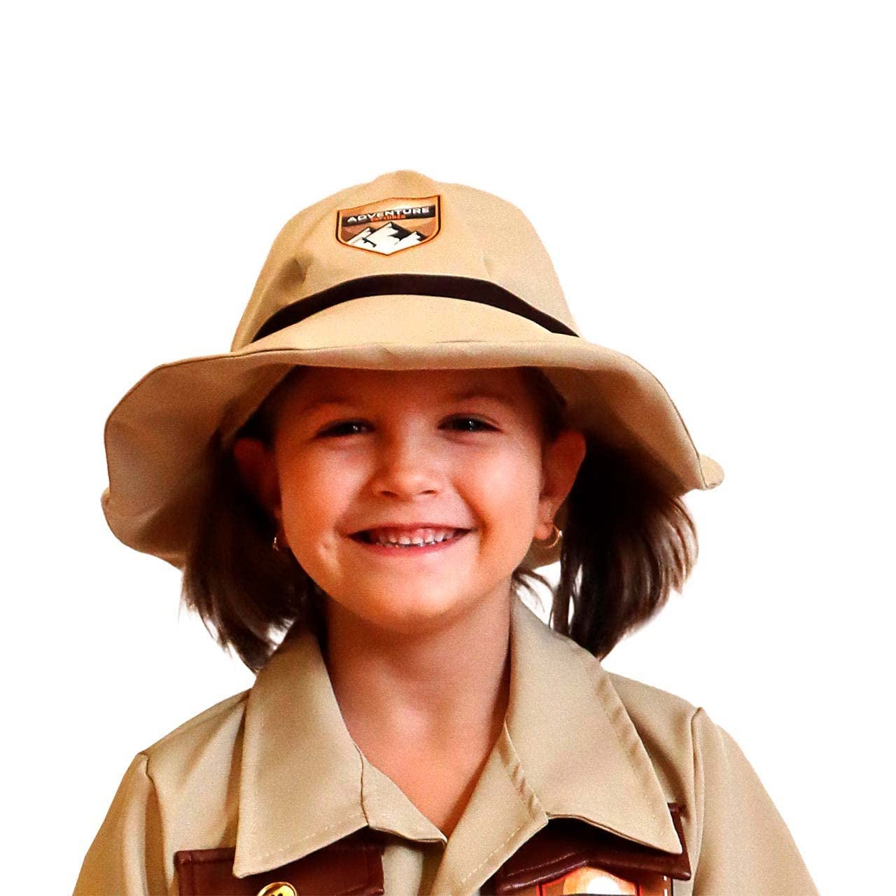 DEQUBE - Sombrero de explorador unisex, completa tu disfraz con complementos, talla unica