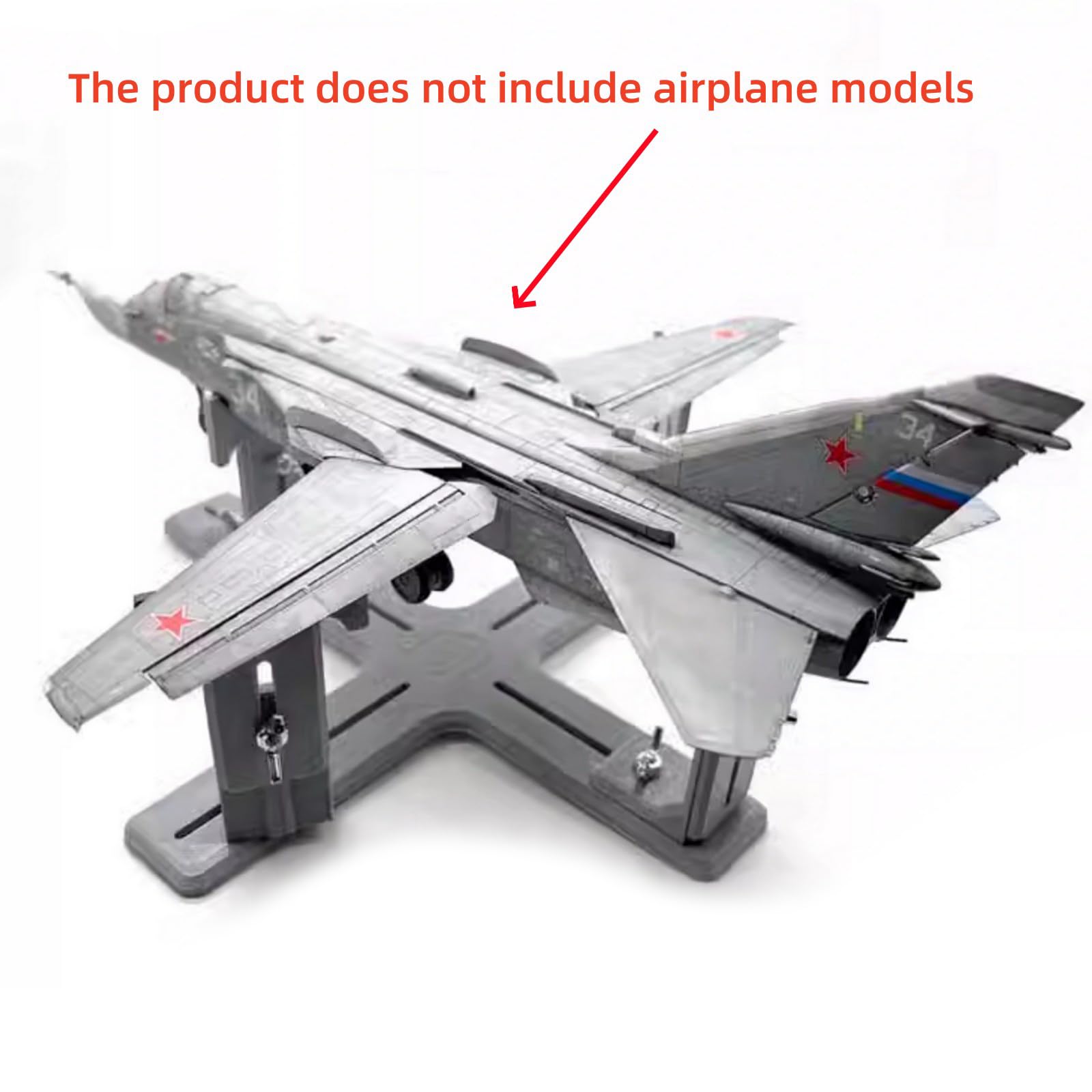 Model Aircraft Berth Jig Stand Holder Adjustable Airplane Bracket for 1/72 & 1/144 Scale Model Display