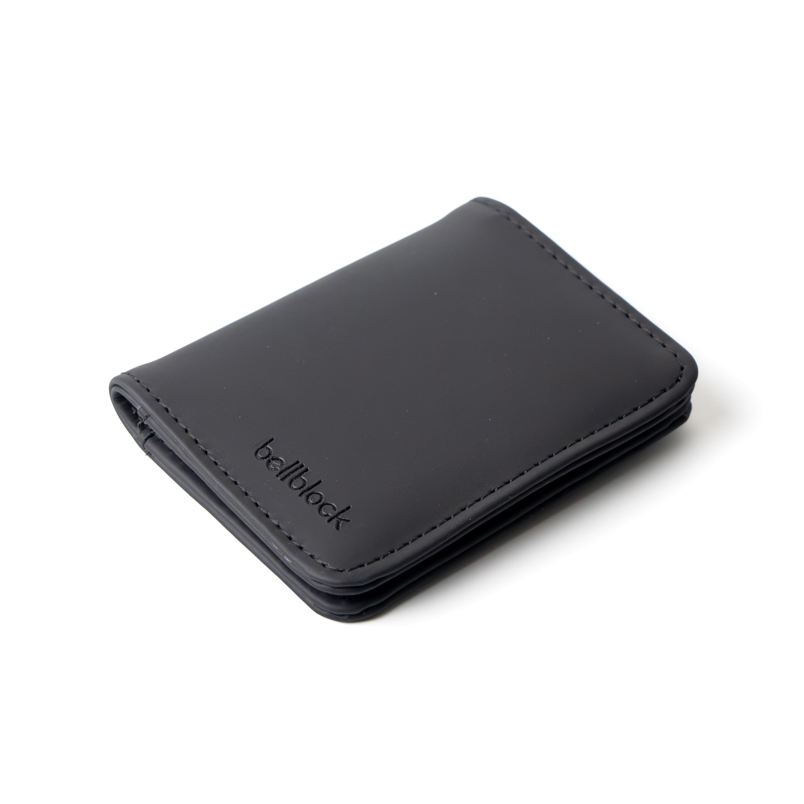 Minimal Card Holder for Men/Women | Slim Handcrafted Mens Card Wallet | Upto 7 Cards & Folded Cash | Vegan Leather | Black (Pack of 1)-image-39