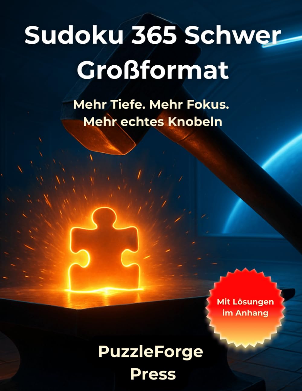 Sudoku 365 Schwer – Großformat: 365 anspruchsvolle Sudoku im 8,5x11 Großformat – Zwei gut lesbare Rätsel pro Seite für Erwachsene, Senioren und ... Gehirntraining für echte Rätselspieler)