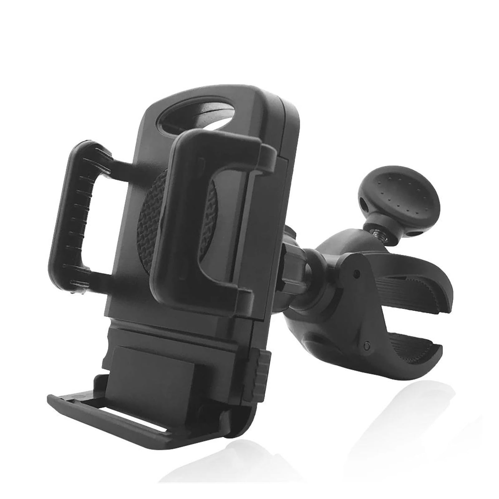 Support De Téléphone Vélo Moto Universel 360 Pince Berceau Rotative pour Smartphone