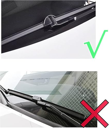 Miniatura 4 de HBZYD - Limpiaparabrisas delantero LHD para Mercedes-Benz GLK 280 300 350 200 220 320 X204 parabrisas de 22 x 19 pulgadas