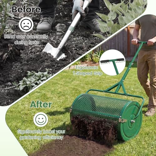 DREAMADE Distribuidor de Compost Ajustable con Mango en T miniatura 5