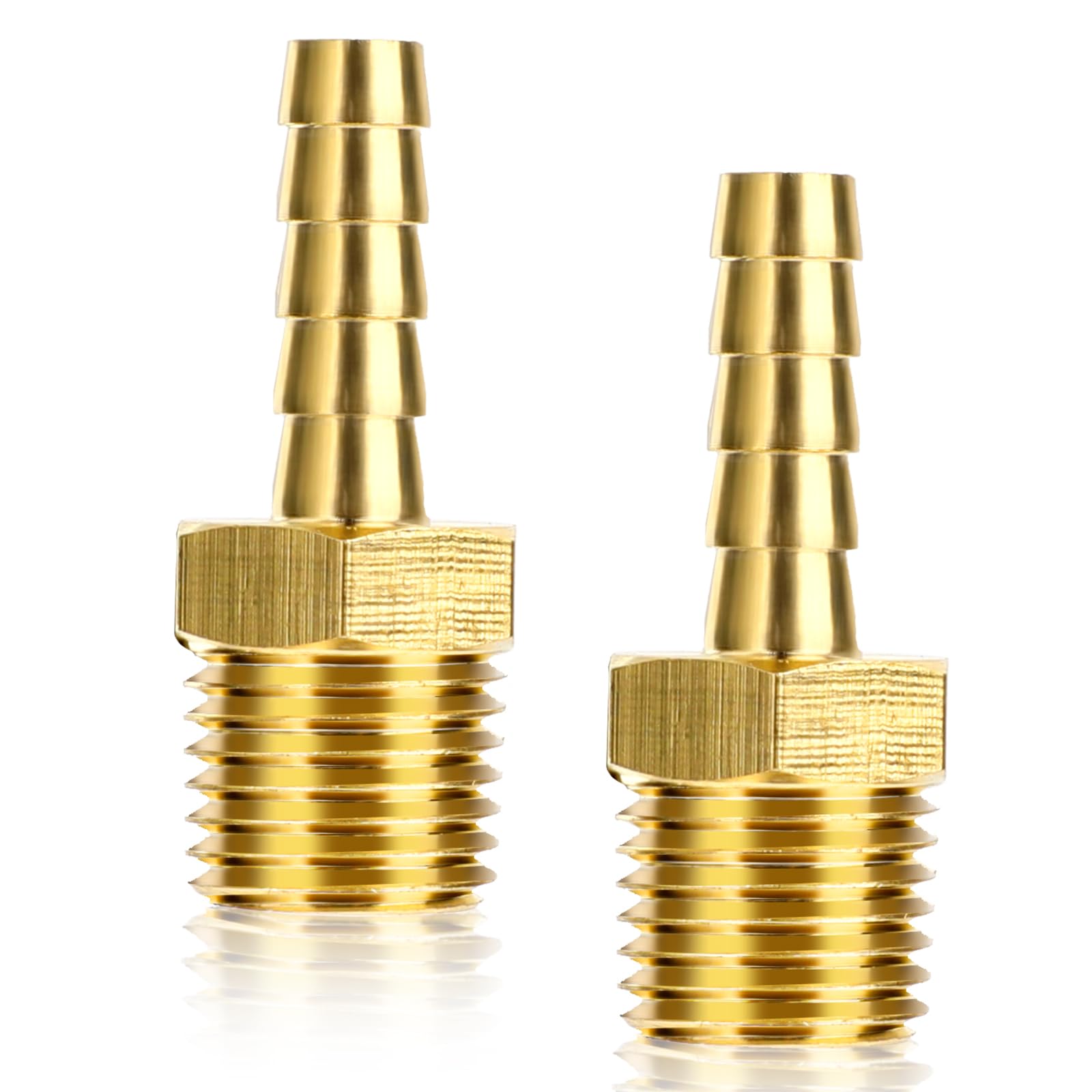 Set 4 Raccordi Rapidi Per Aria Compressa Qwork - 8 Mm, Acciaio Inossidabile, Per Compressori E Tubi - Foto 12