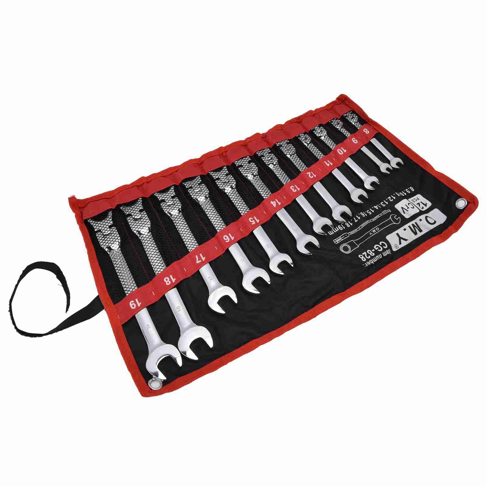 Keenso Clé à Cliquet Kit 8-19mm 72 Dents (movable head)