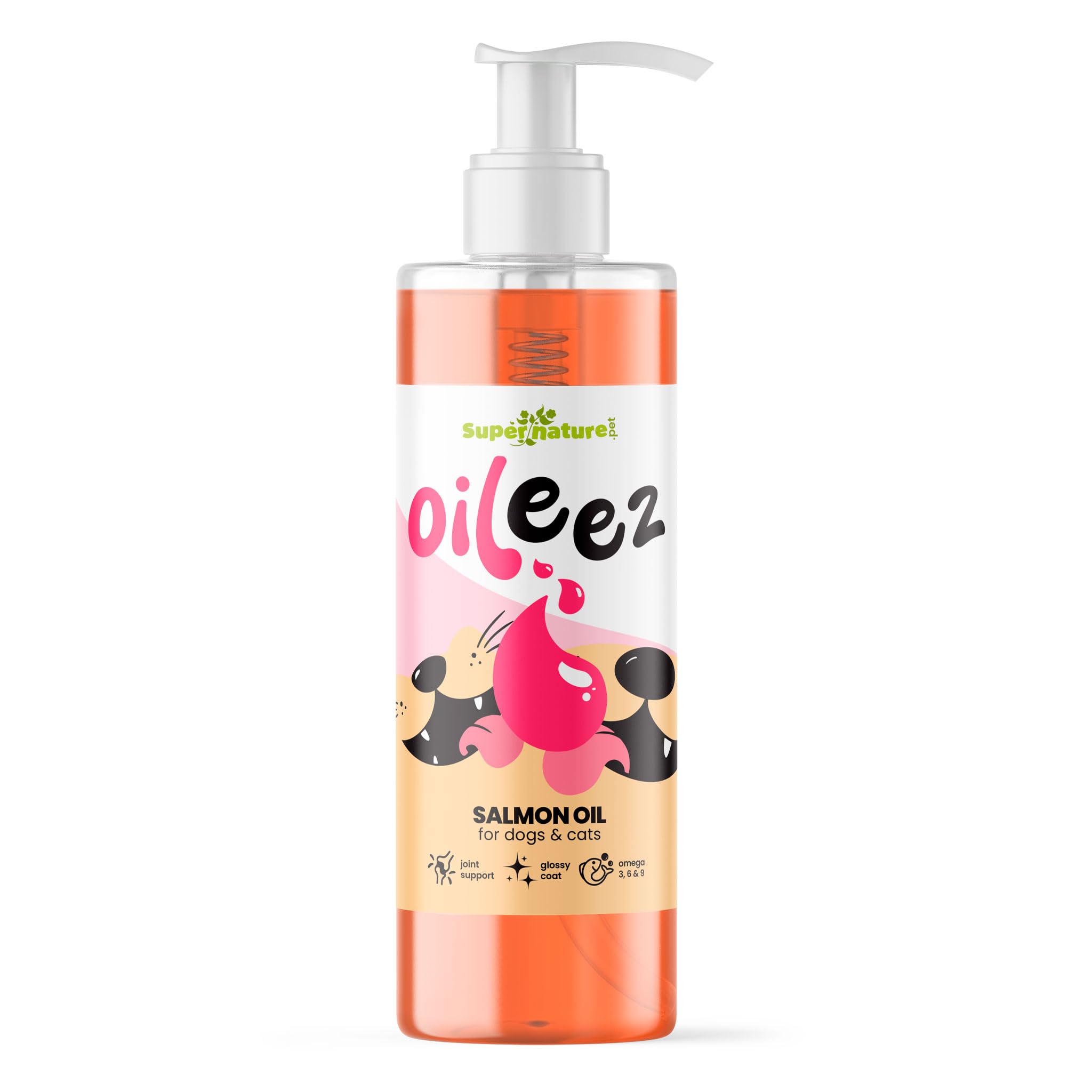 Supernature Oileez Salmon Oil 500ml, Orange