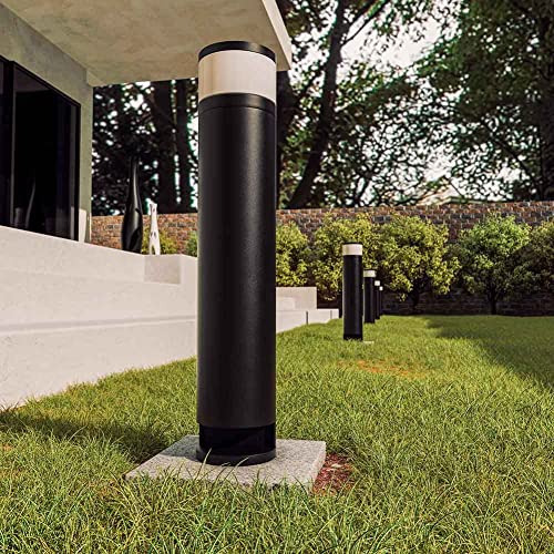 BAKAJI Lampada Paletto Luce da Giardino Bianco