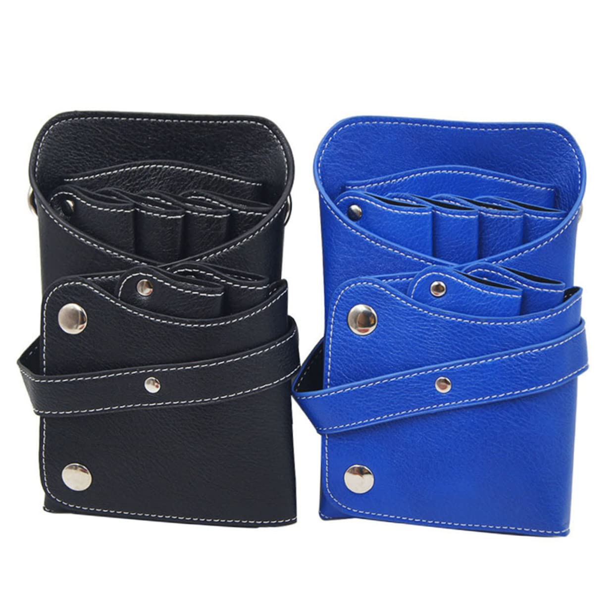 FRCOLOR Hair Stylist Tool Organizer Waist Bag Barber Scissors Holder Pouch Tool Carrier for Hair Salons Black Scissor Holder