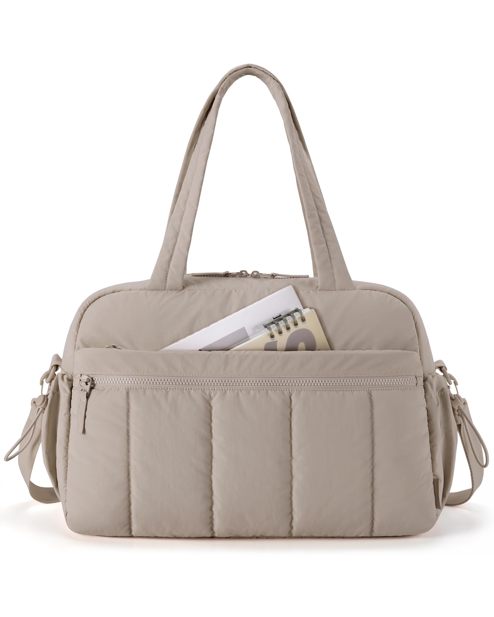 BAGSMART 旅行用ダッフルバッグ、濡れたポケット付き女性用ジムバッグ、女性…