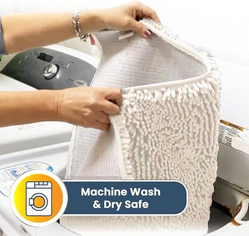 Vista 51 de Muddy Mat® - Tapete de microfibra superabsorbente para mascotas, antideslizante y lavable, de felpilla, secado rápido, para entrada