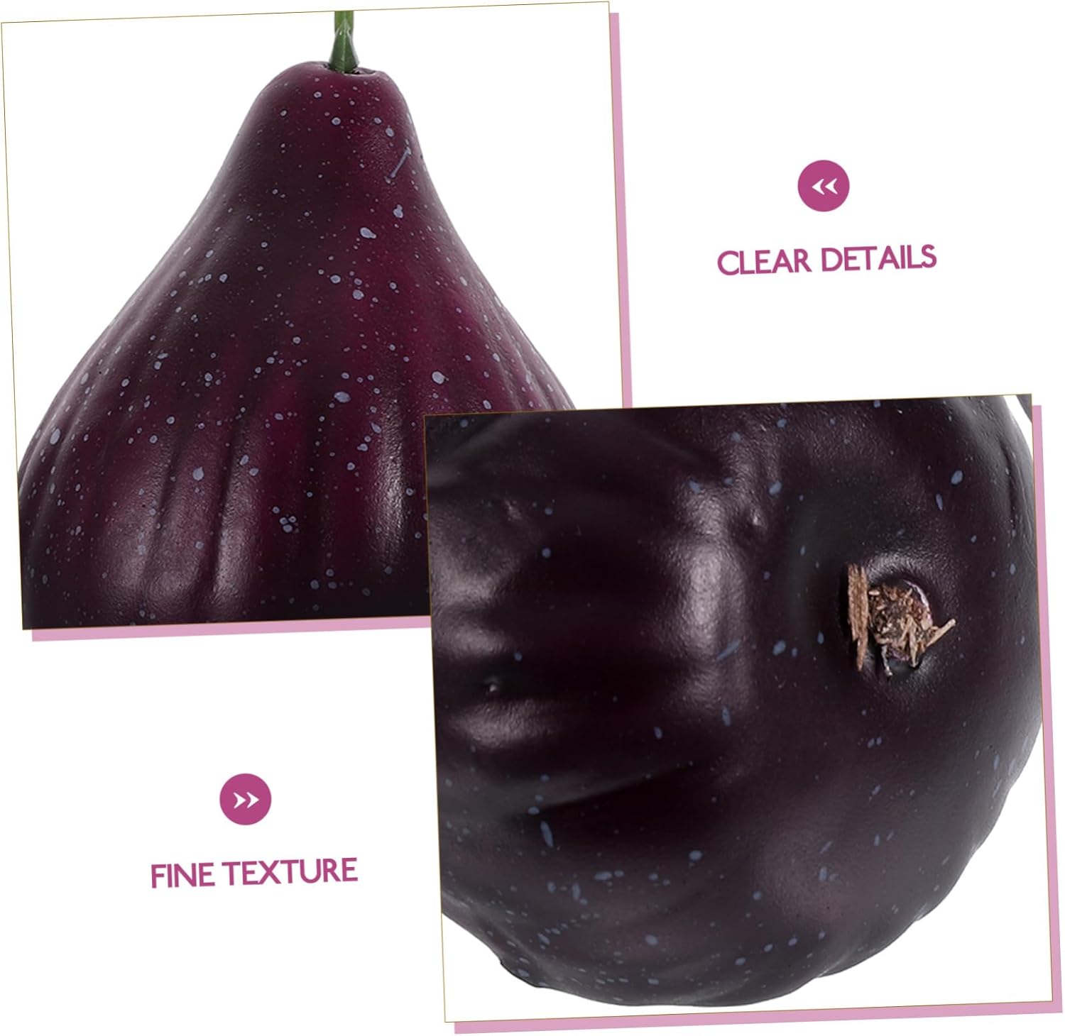 Zerodeko 15pcs Artificial Fruit Decor Faux Figs Realistic Table Centerpieces for Dining