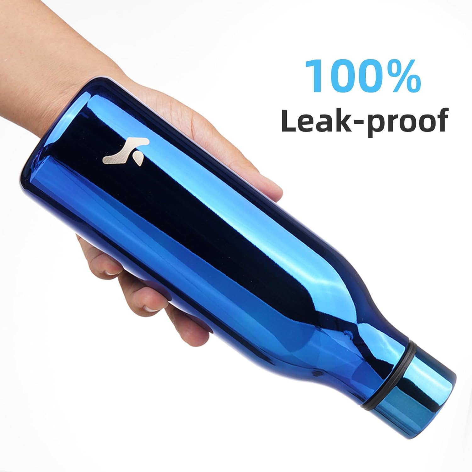 Konokyo Botella De Agua Aislada Con Pajilla, 24 Onzas, 3 Tap