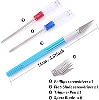 Vista 8 de 21 piezas Juego de herramientas básicas para modelador, kit de herramientas de construcción hobby para construcción de modelos de coches Gundam