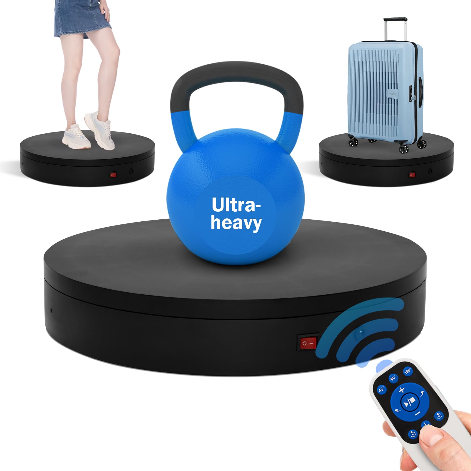 Motorized Rotating Turntable Display Stand - 360 Rotation -16