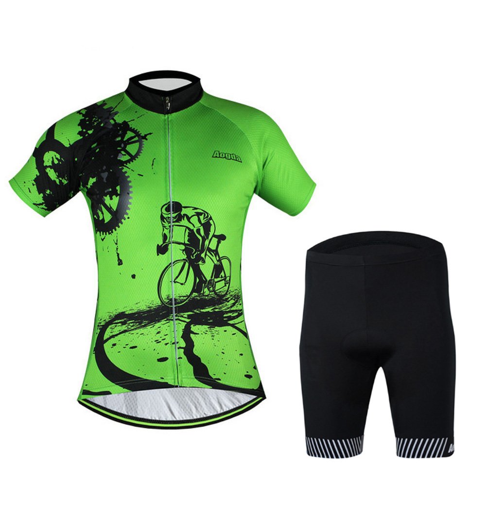 Aogda Sleeveless Cycling Jerseys Men Biking Short Sleeves Team Bike Jerseys Vest Clothing (A08, XXXXL)