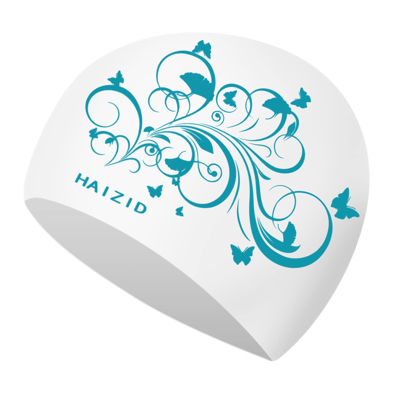 Gorro de natación Gorro Piscina 100% Silicona Gorro de Natación para Adultos Gorro Natación Mujer Gorros de Piscina Cómodos Gorro de Baño Impermeable Antideslizante Cómodo y Elástico Talla Única