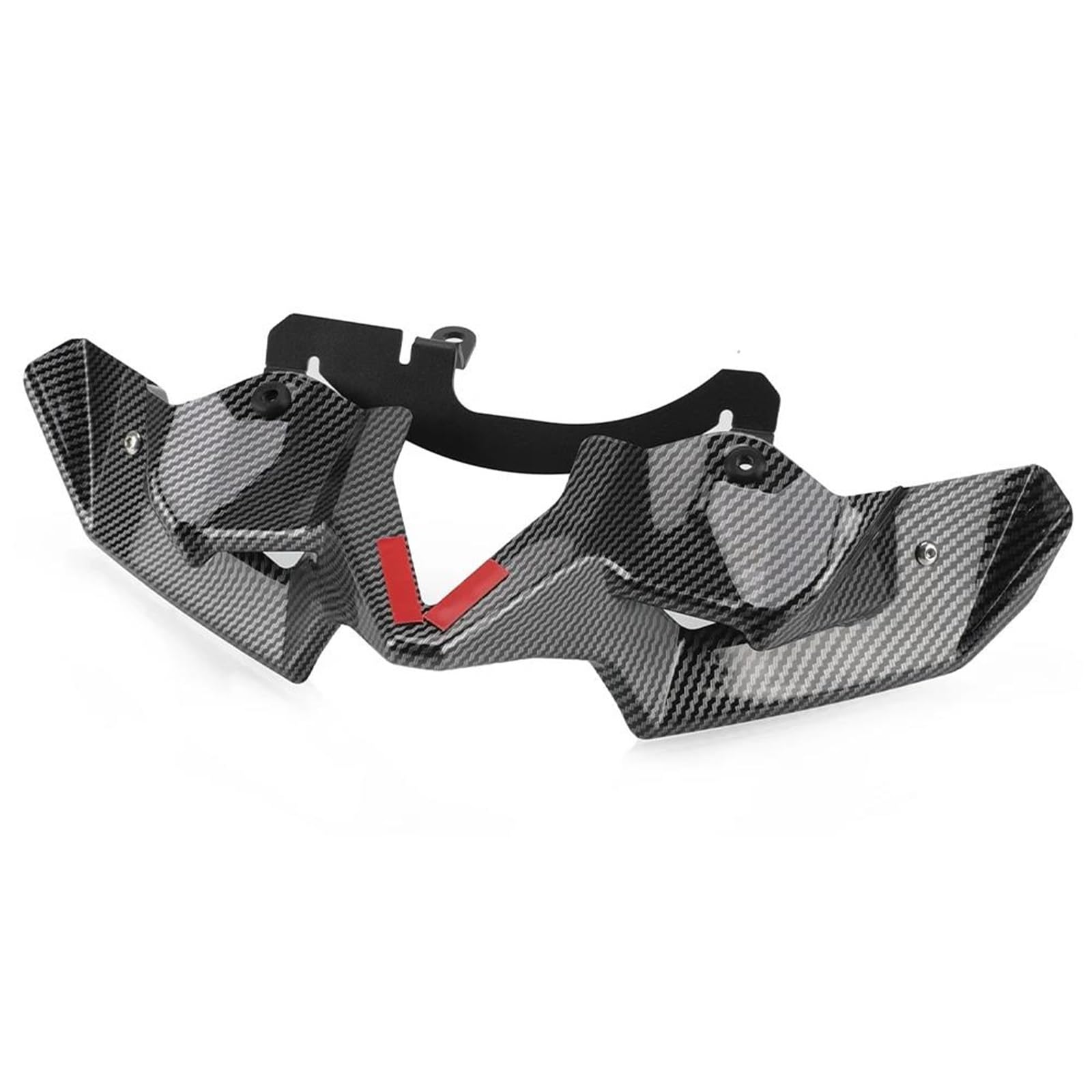 Spoiler Anteriore per Motocicletta Naked Winglet Kit Aerodinamico Spoiler per K&awasaki Z900 2020 2021 2022 2023 2024 2025(Style 2)