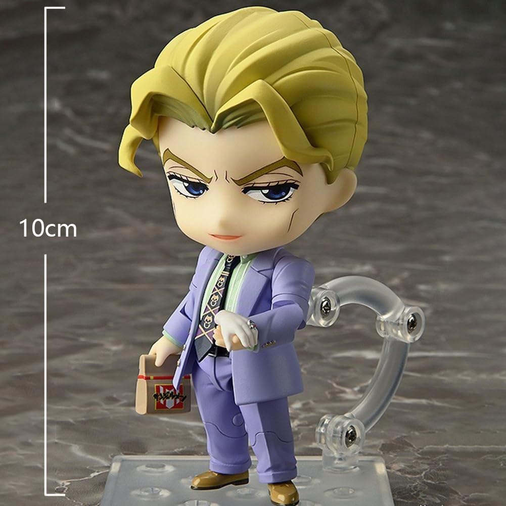 Zhongkaihua Mini figura de anime Kira Yoshikage con accesorios Mini estatua de PVC Modelo de colección de escritorio Adorno