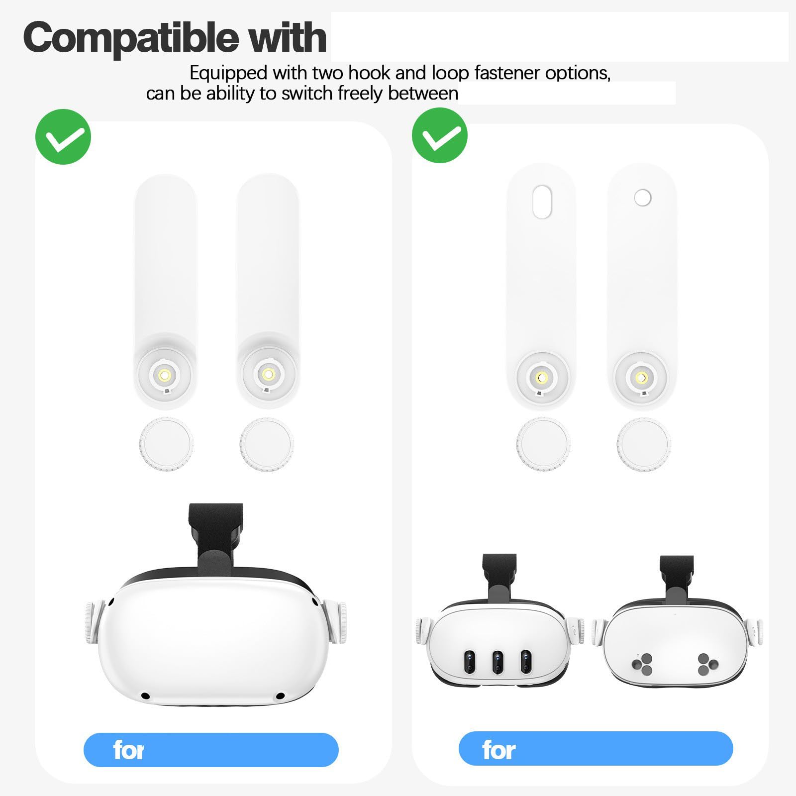 Sangles de tête de rechange pour 2/3/3S VR, accessoires réglables, réduisent la pression pour les sangles de casque