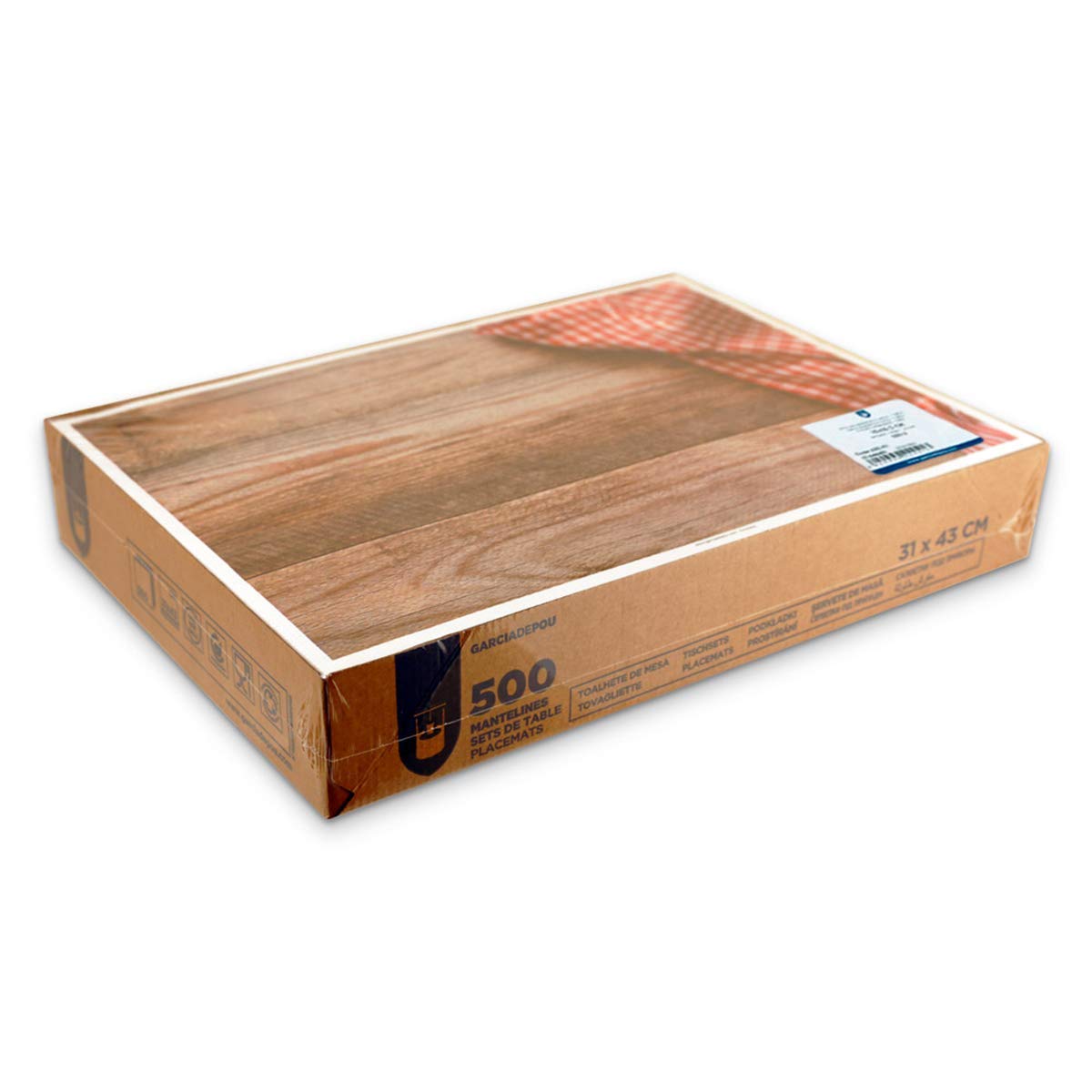 García de Pou 223.55 Mantelines Offset "Rústico" 70 G/M2 31X43 Cm Cuatricromía Litos (pack de 500)